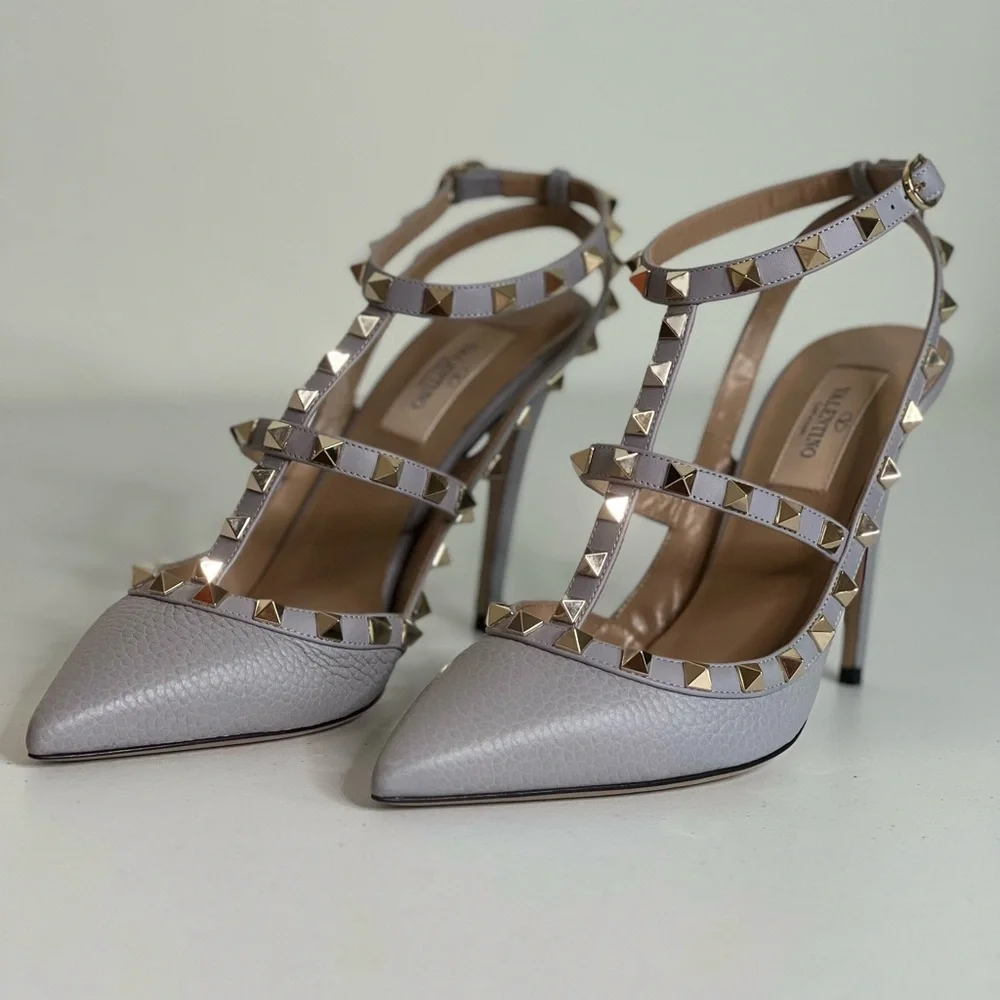 Valentino Rockstud Caged Heels - Picture 3 of 9